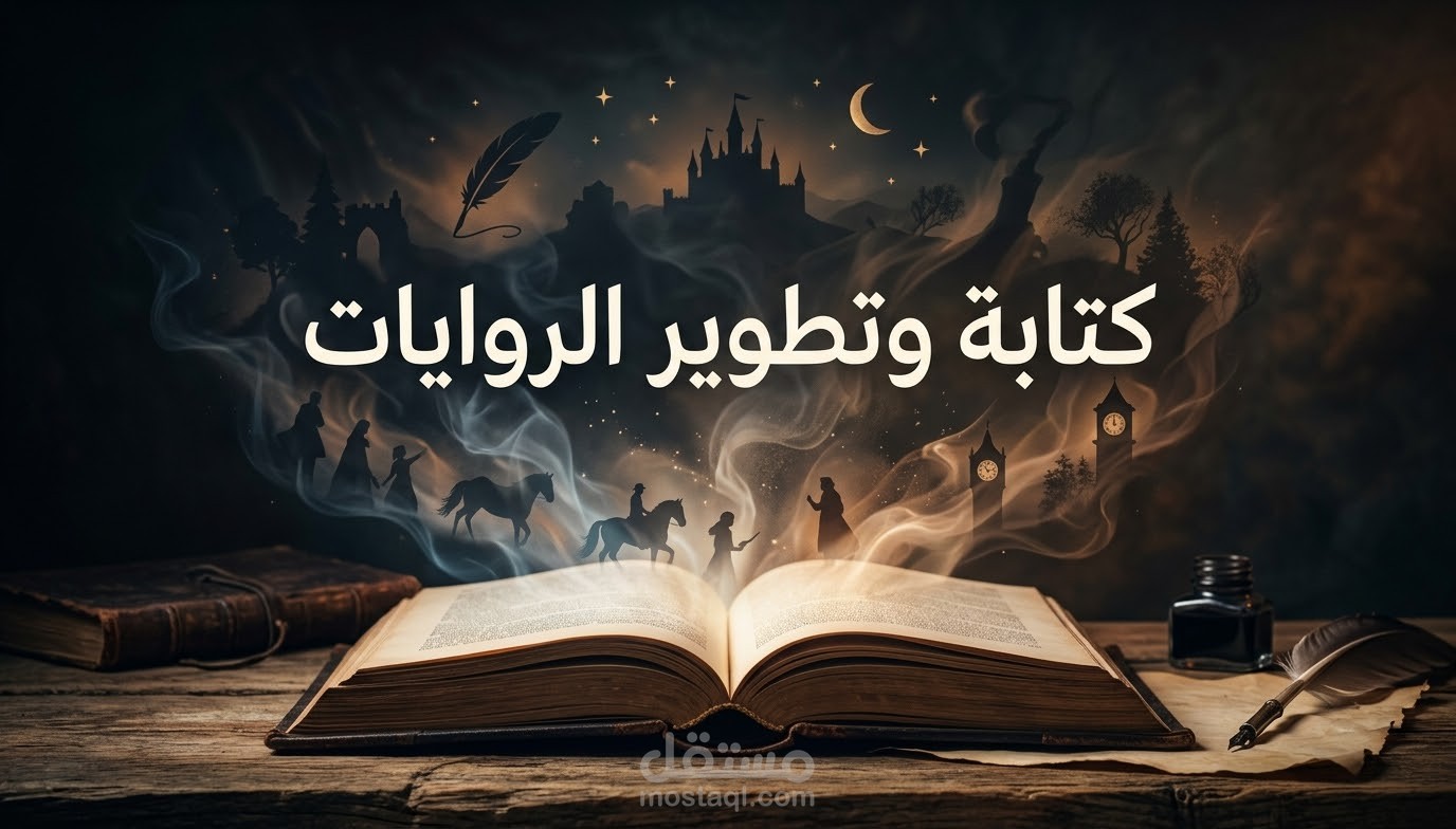 كتابة وتطوير الروايات والقصص الطويلة
