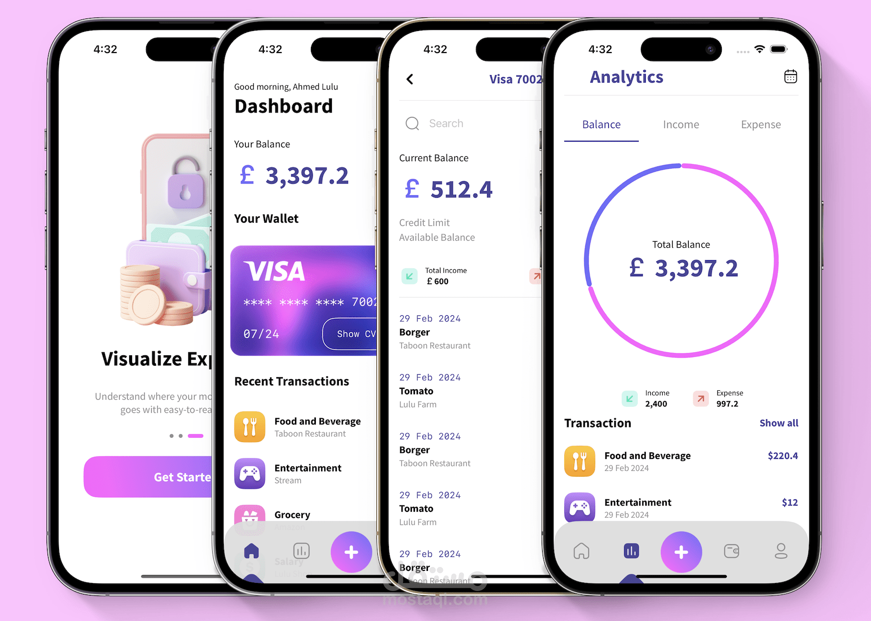 Wallet تطبيق ادارة المصاريف