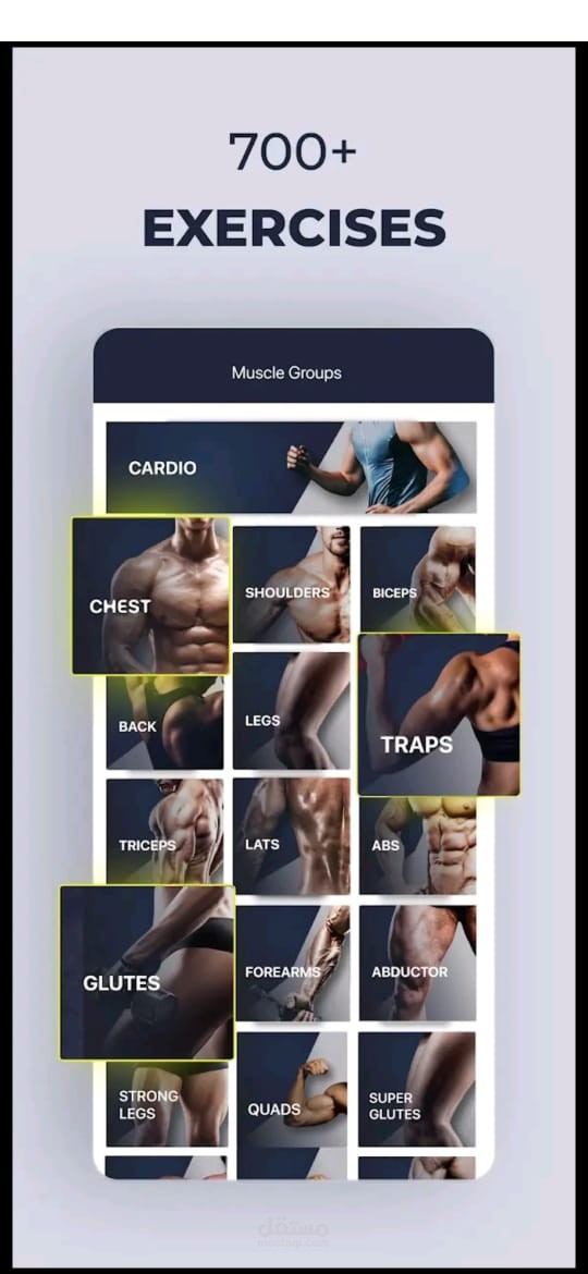 Fitness and building body app in google play