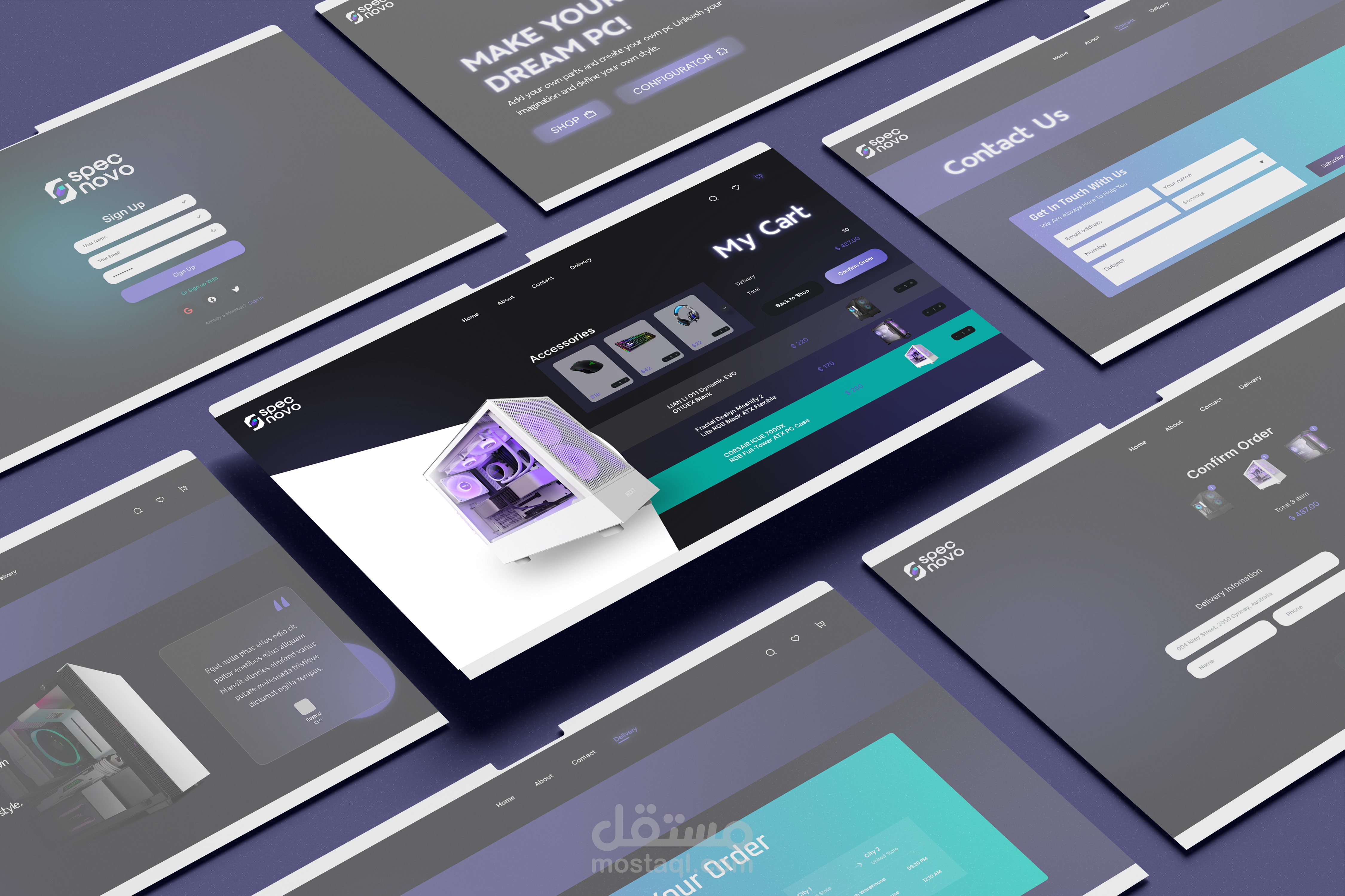 Hardware E-commerce Website - تصميم متجر إلكتروني