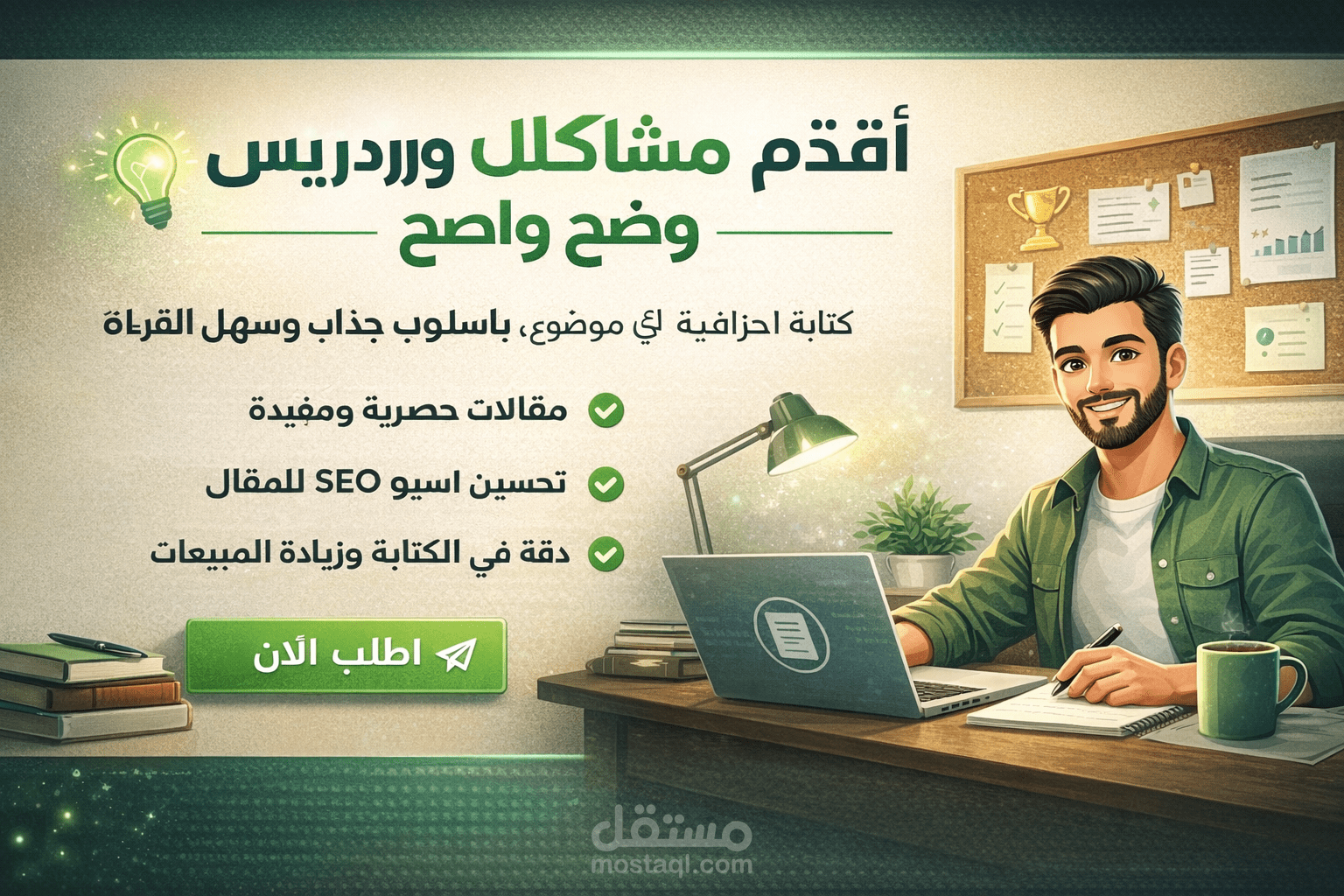 كتابة محتوى