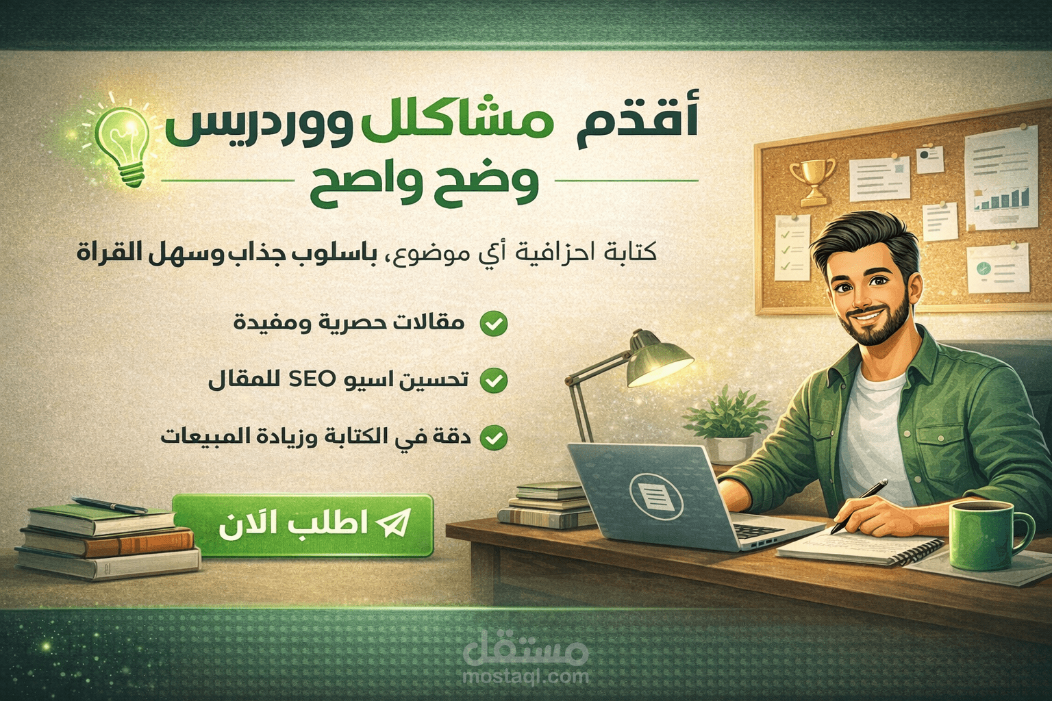 كاتب محتوى اللغة العربية