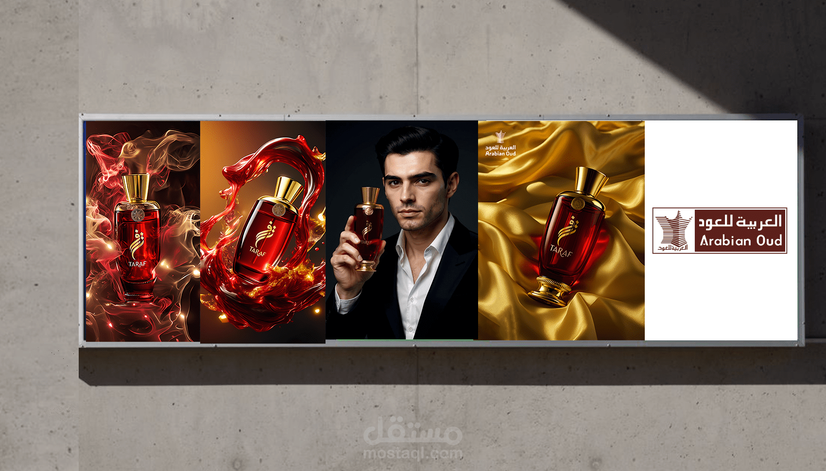 تصميم بوستر دعائي فاخر + عرض احترافي على موك اب واقعي