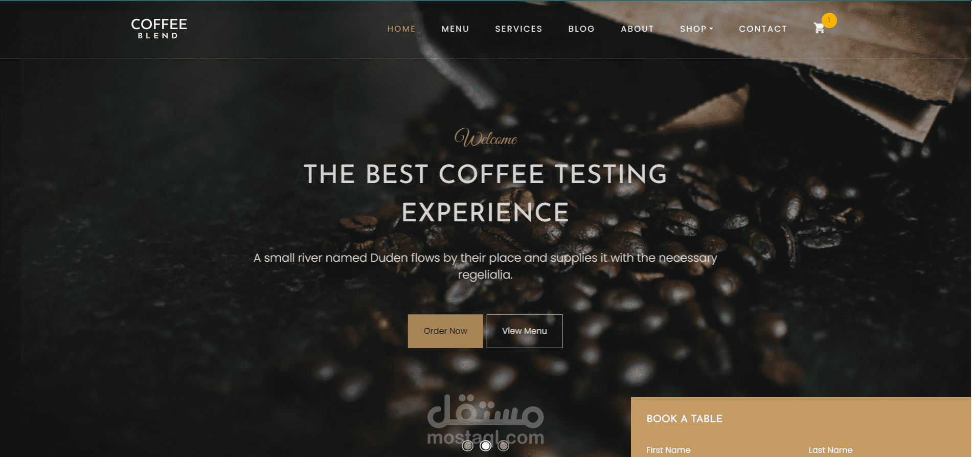 Coffee web site
