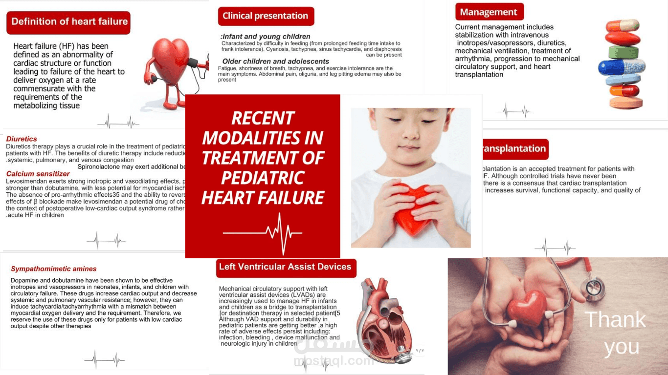 عرض تقديمي عن pediatric heart failure