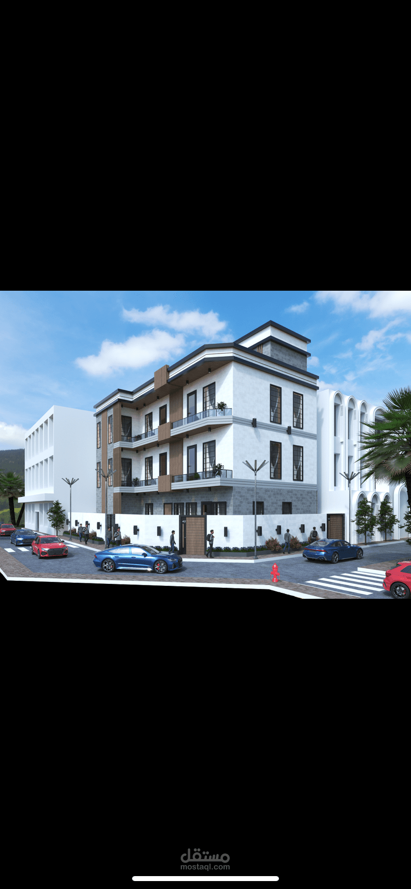 تصميم خارجي واجهات سكنية 2d,3d Extrior design