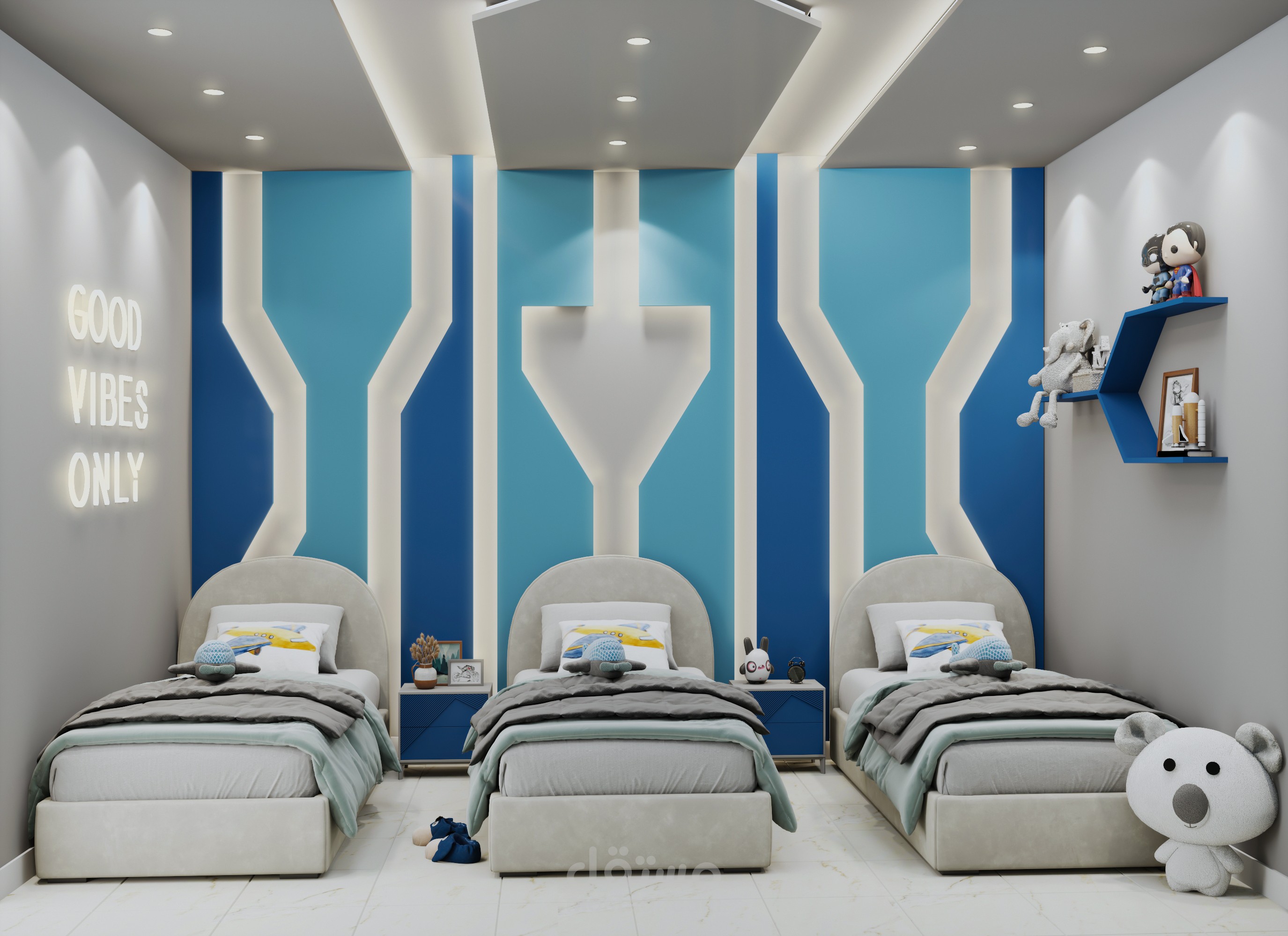 تصميم غرفة شباب