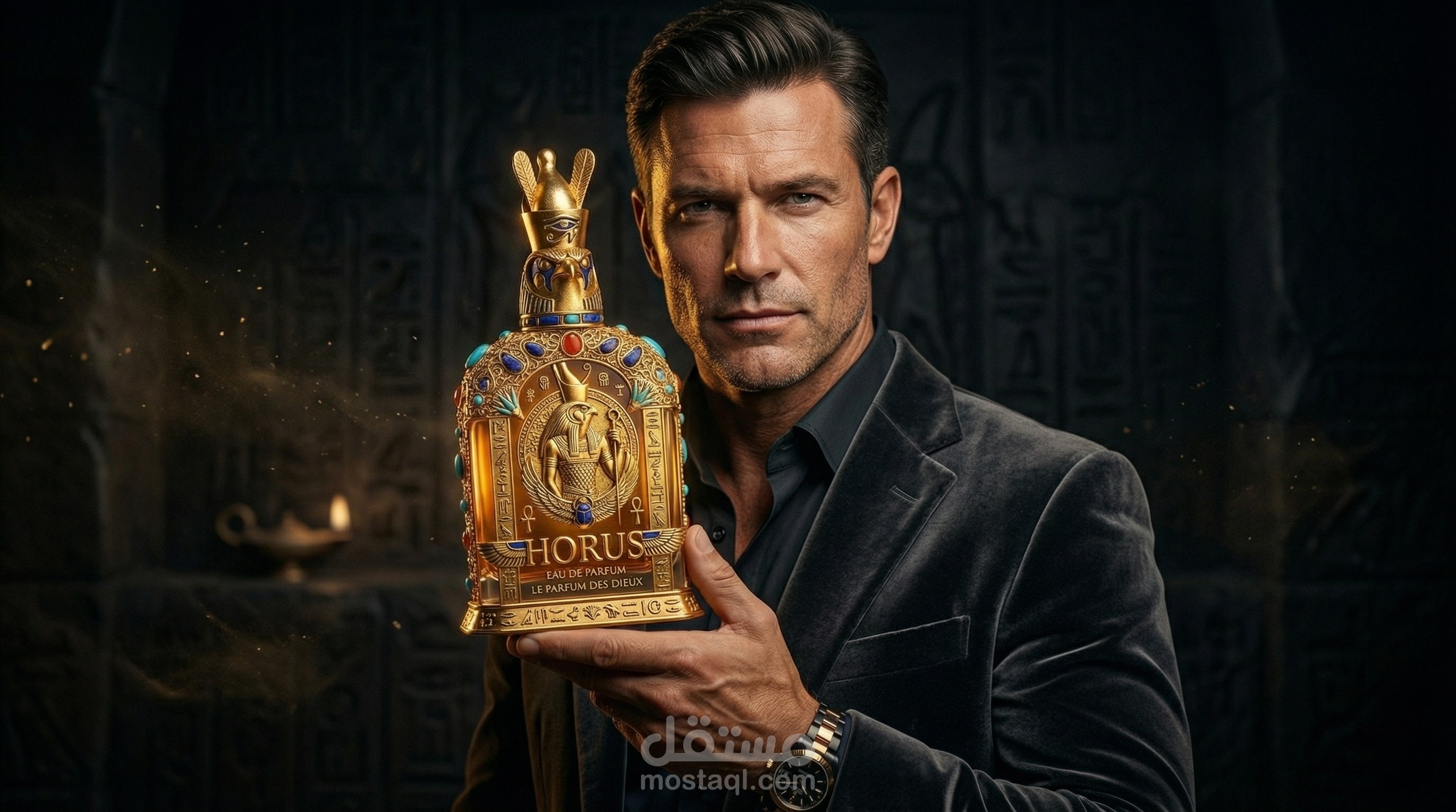 تصميم إعلان عطر سينمائي بالذكاء الاصطناعي | زيادة التفاعل والمشاهدات على السوشيال ميديا