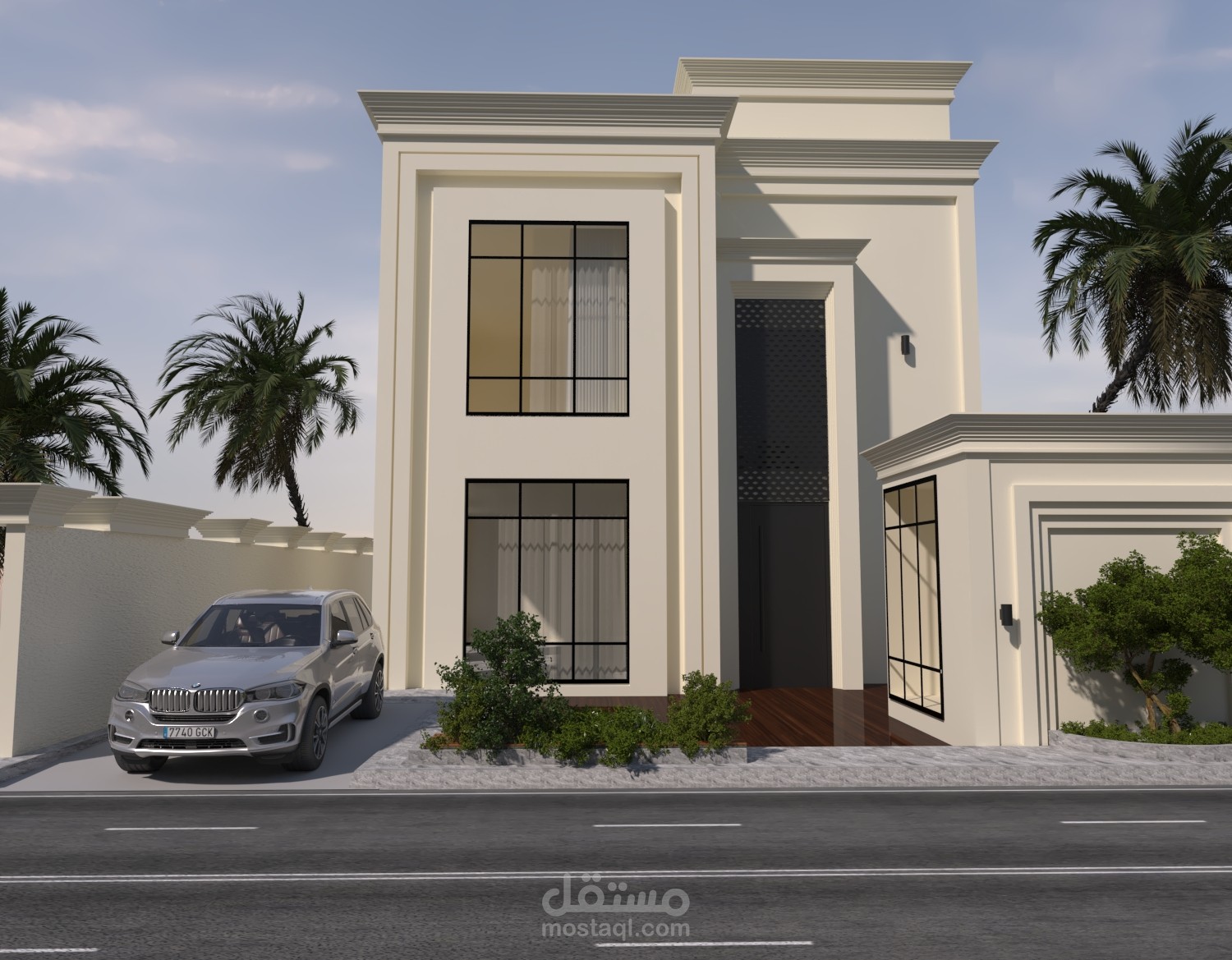 Exterior classic house