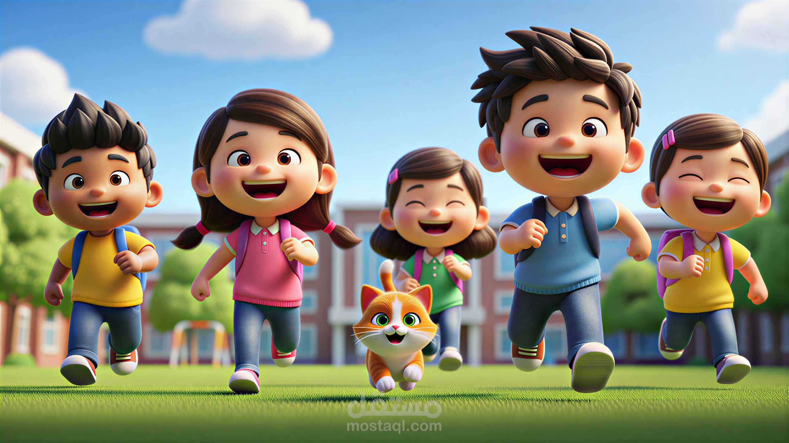 تصميم فيديوهات كرتونية ممتعة جذاب للأطفال بجودة عالية