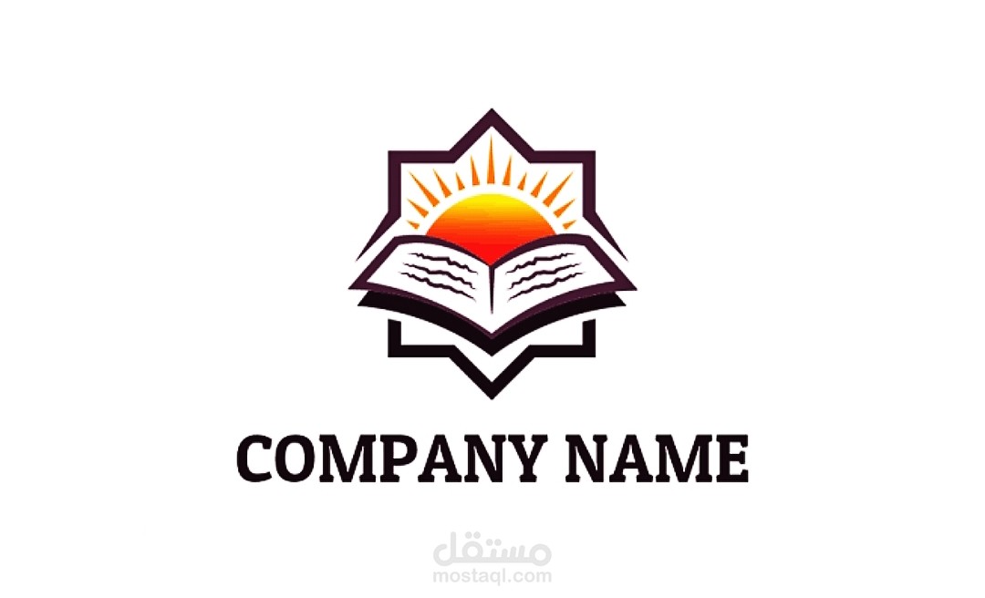 تصميم شعار حصري باللغة العربية و الانجليزية.