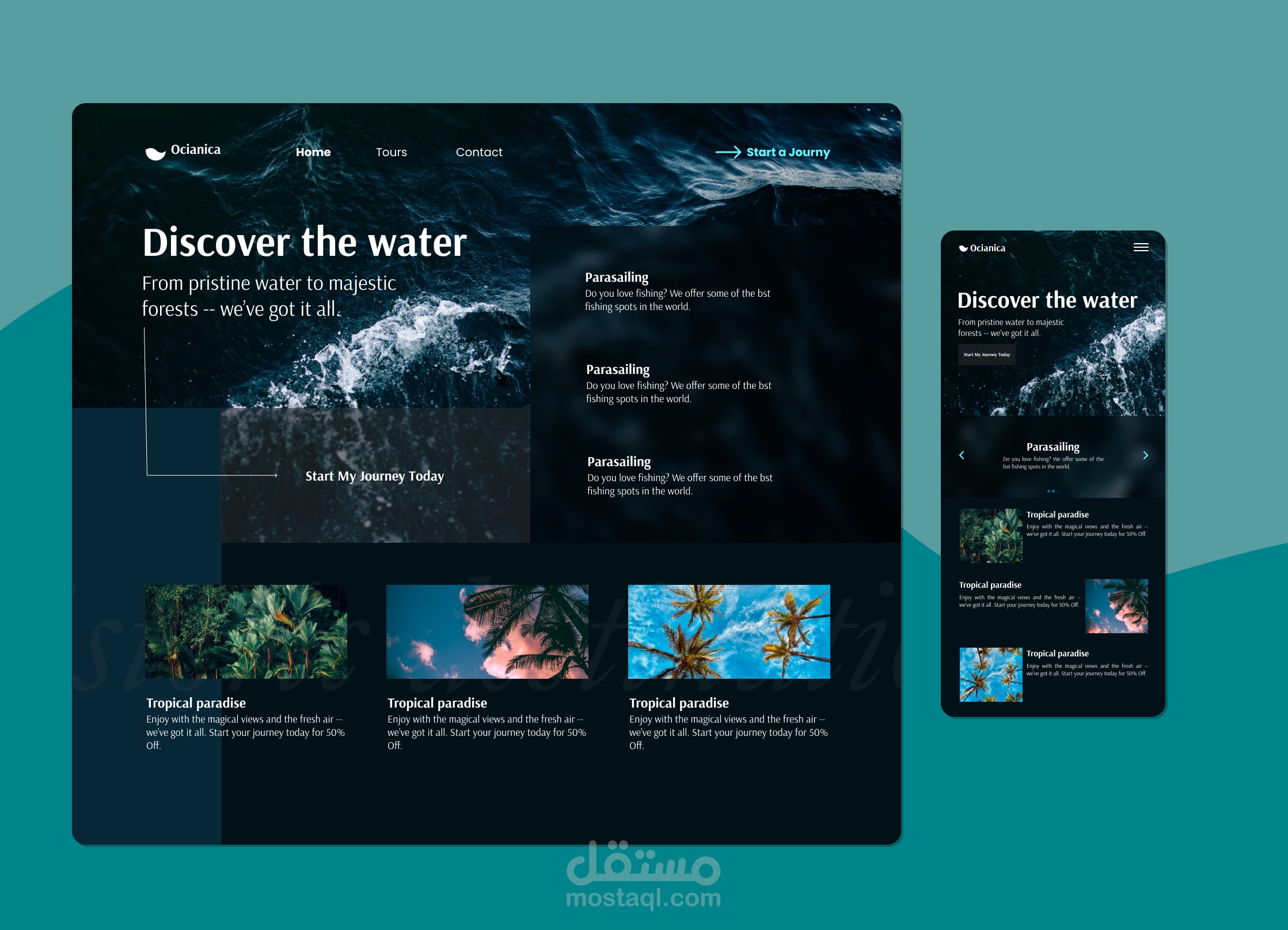 Landing Page |Ocianica