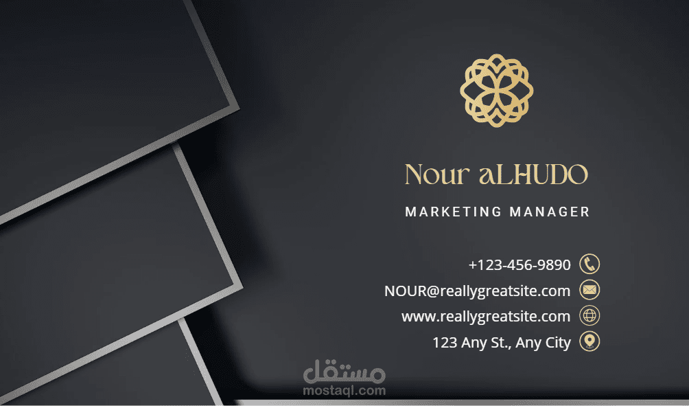 تصميم بوسترات وبطاقات عمل ولوجو