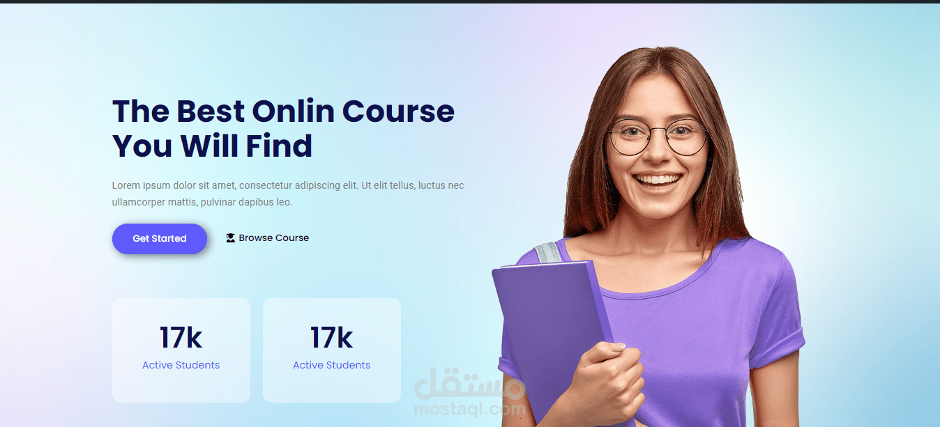 انشاء واجهات مواقع بنظام وردبريس مميزة (Hero Section)