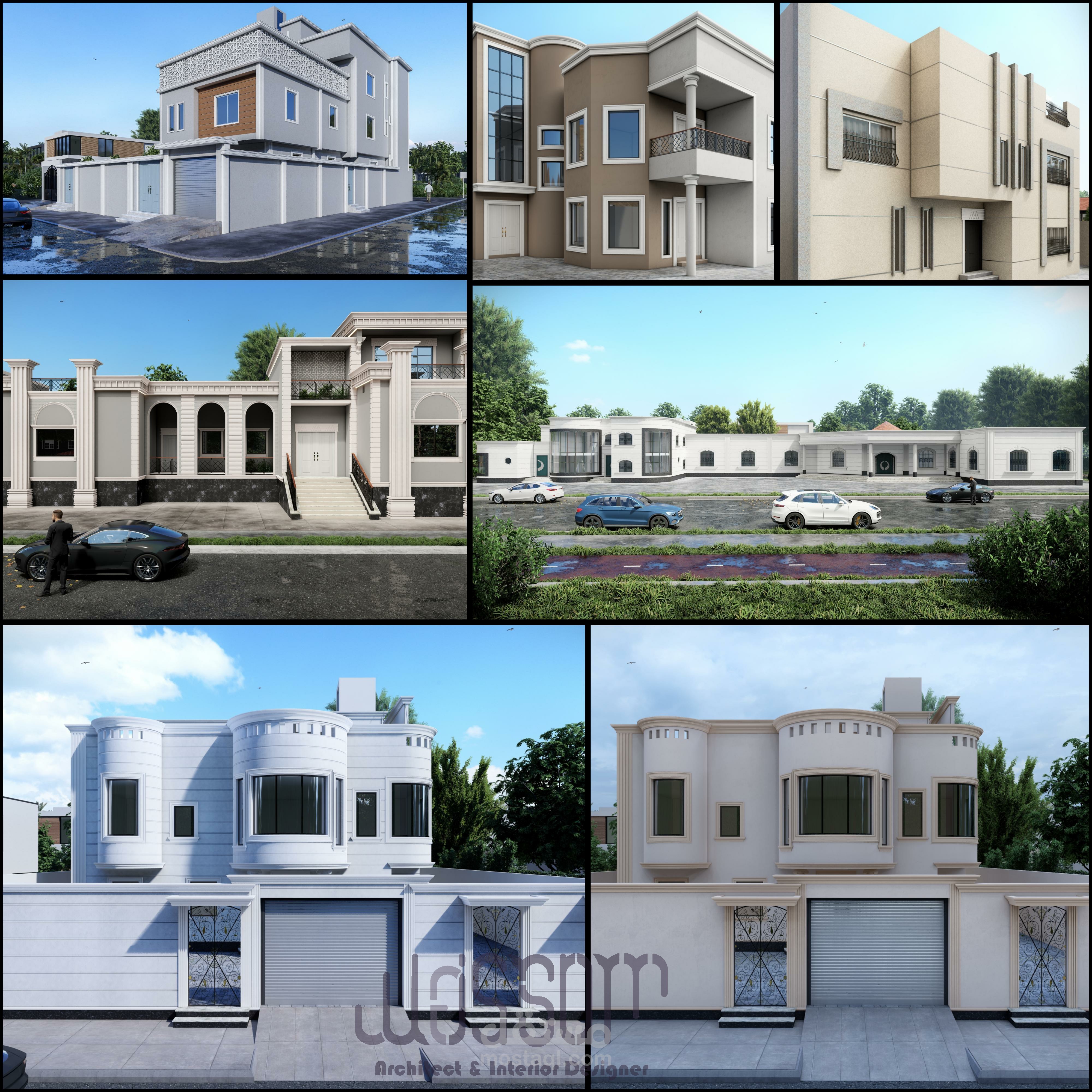 مجموعة واجهات خارجية 4