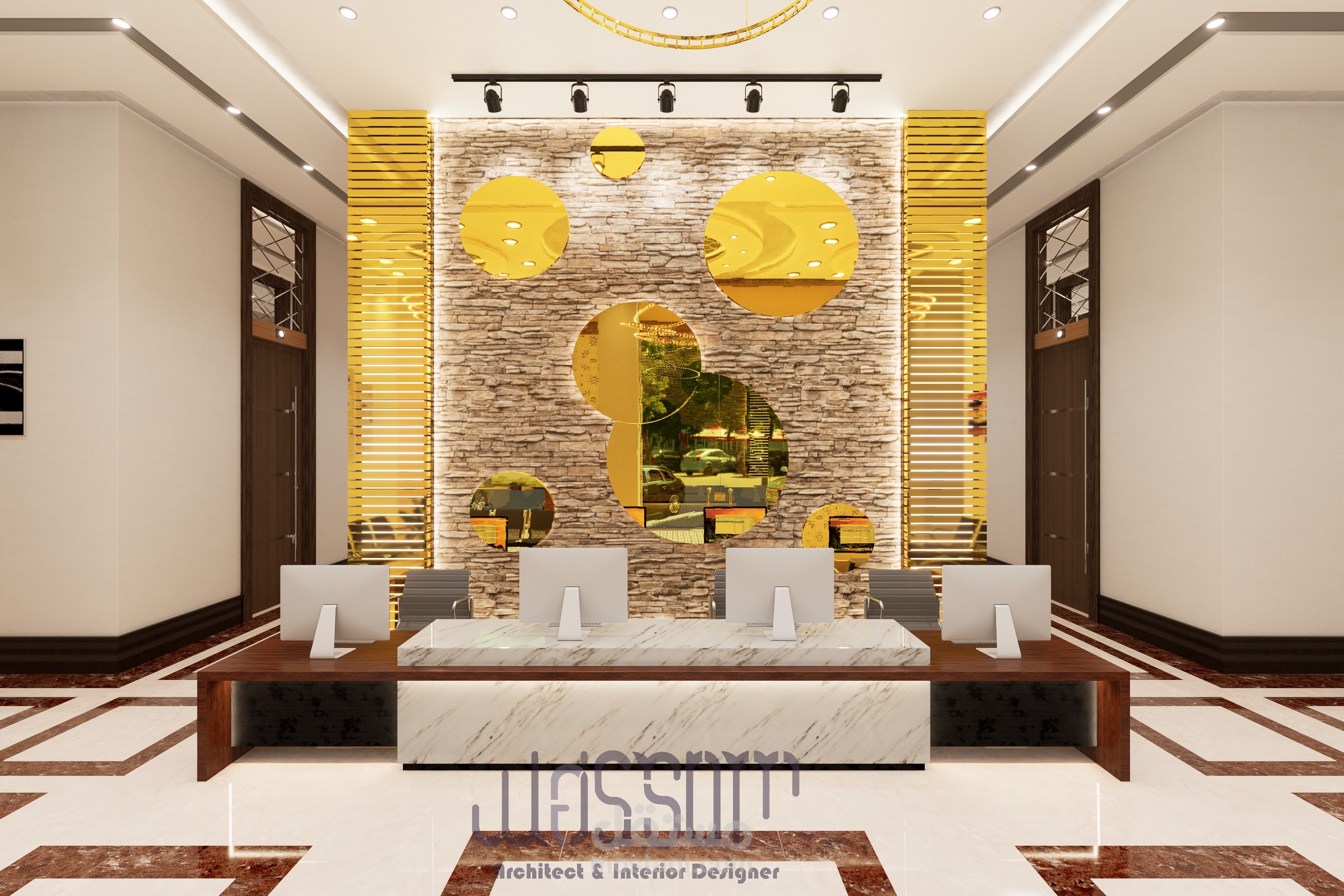 مركز صحي تصميم داخلي