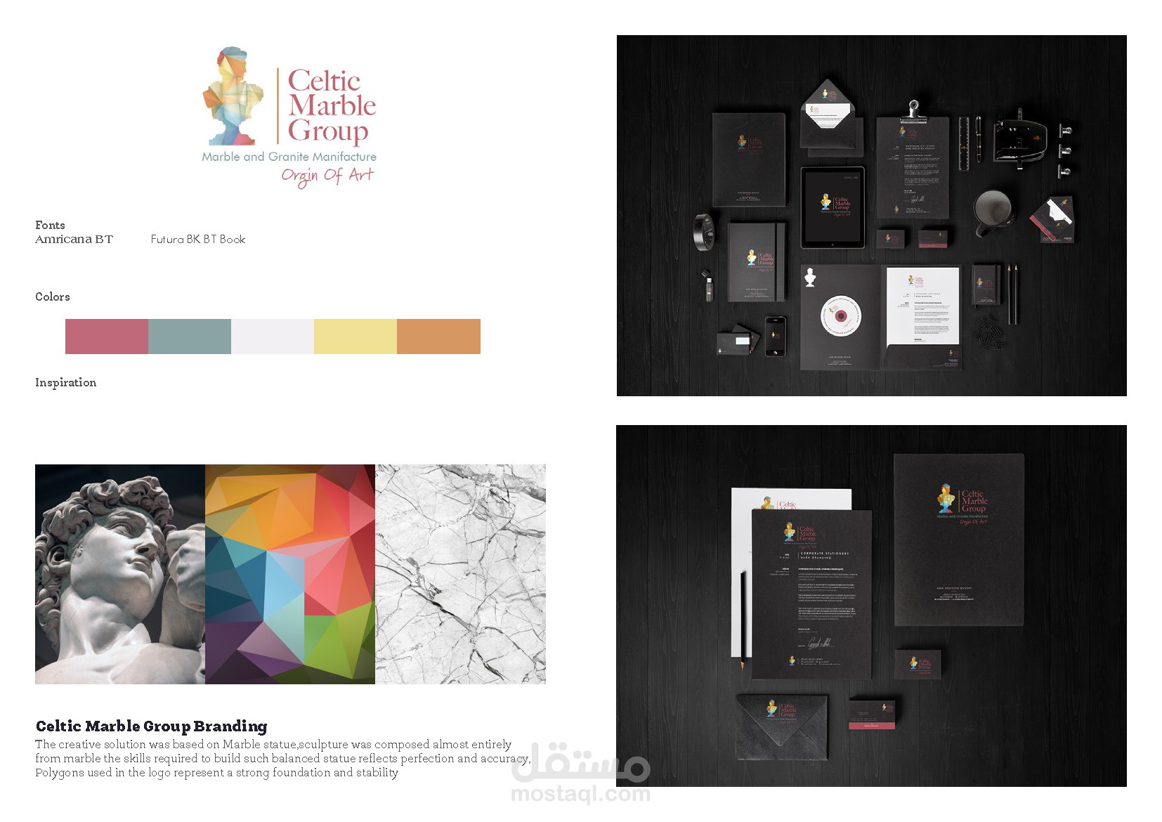 Celtic Marble Group Branding