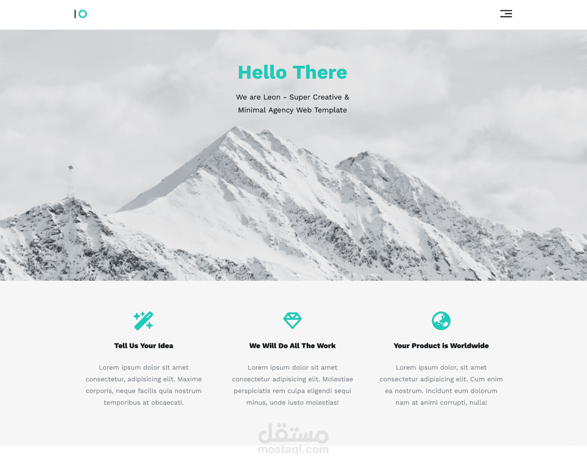 موقع ويب متجاوب باستخدام html ,css ,js