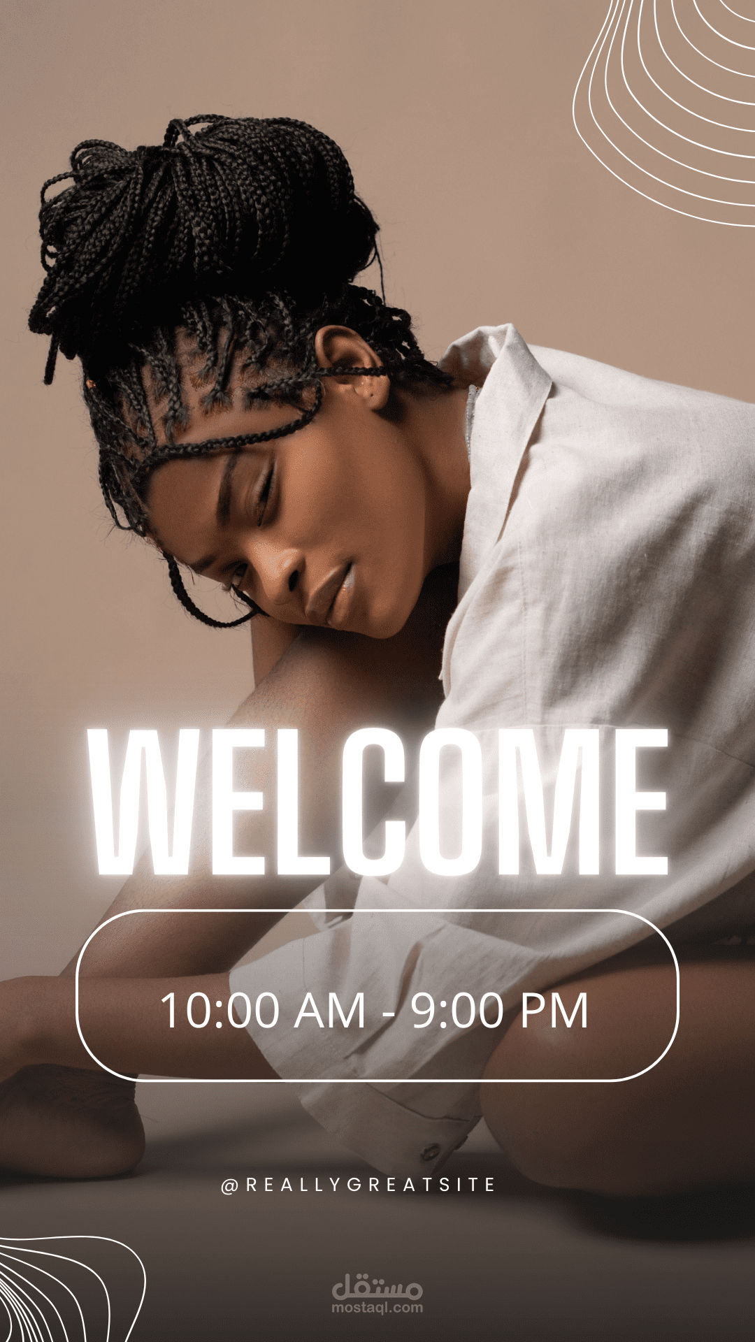 Light Gray 3D Modern Character Illustration Today Sale Instagram Story (2)