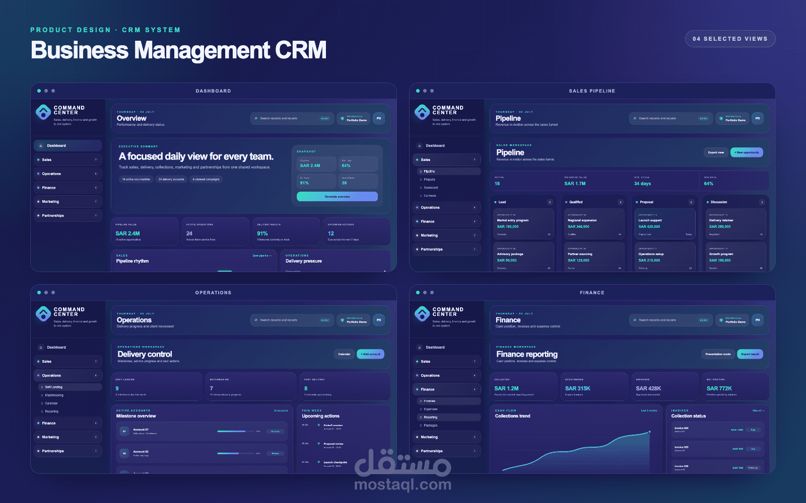 نظام CRM متكامل