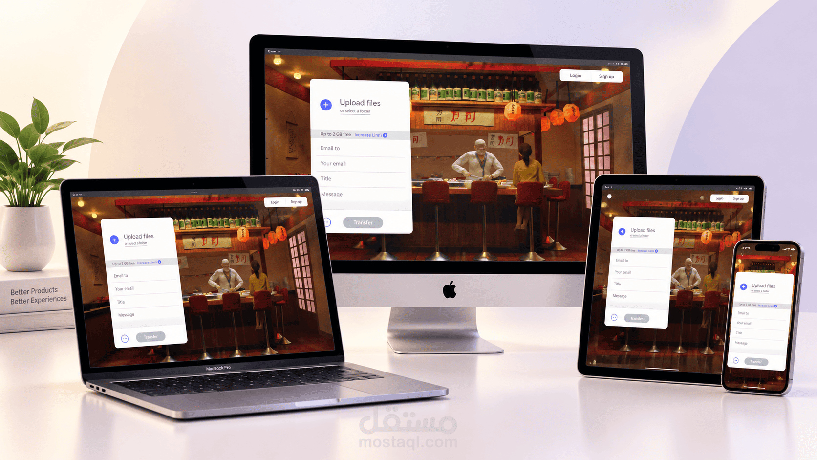 منصة مشاركة الملفات شبيهة بـ WeTransfer باستخدام Laravel