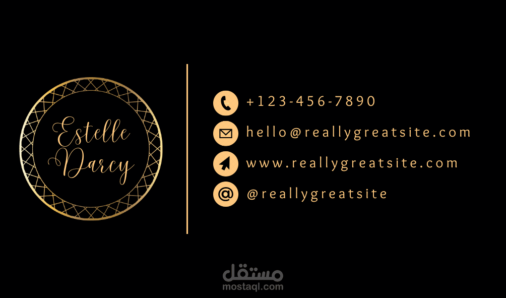 مصمم شعار وكروت وغيرها