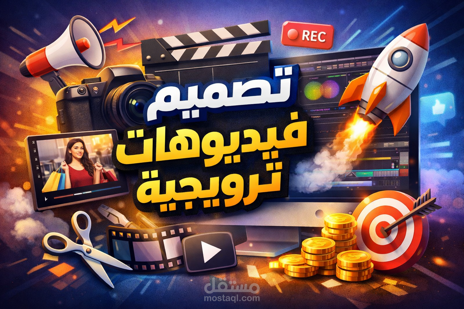 تصميم فيديوهات اعلانية