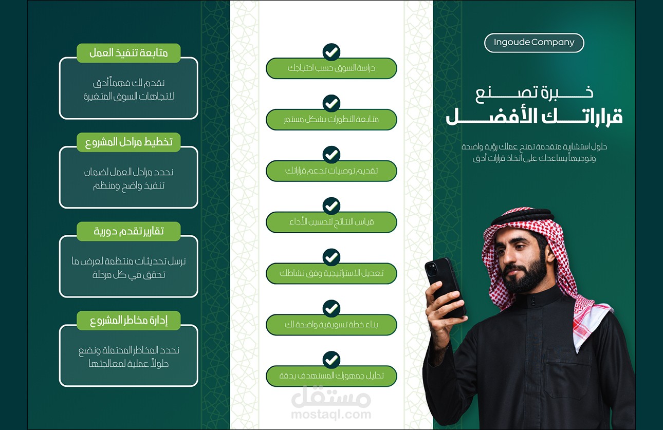تصميم بروشور إبداعي يجمع بين البساطة والاحترافية