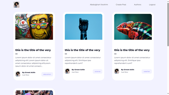 تطوير تطبيق مدونة تفاعلي ومتجاوب