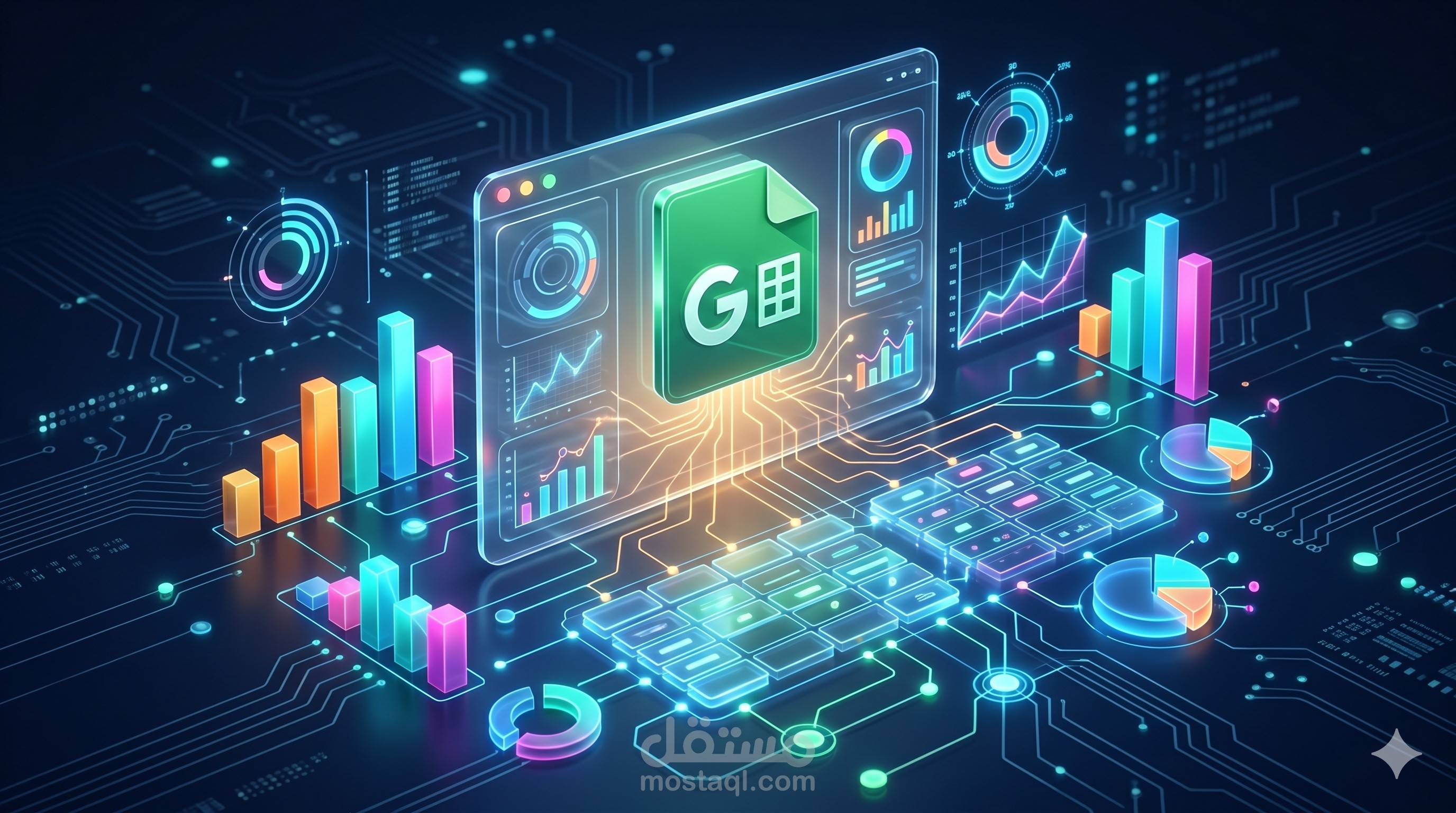 تصميم وإعداد جداول جوجل شيت ذكية باستخدام المعادلات المتقدمة