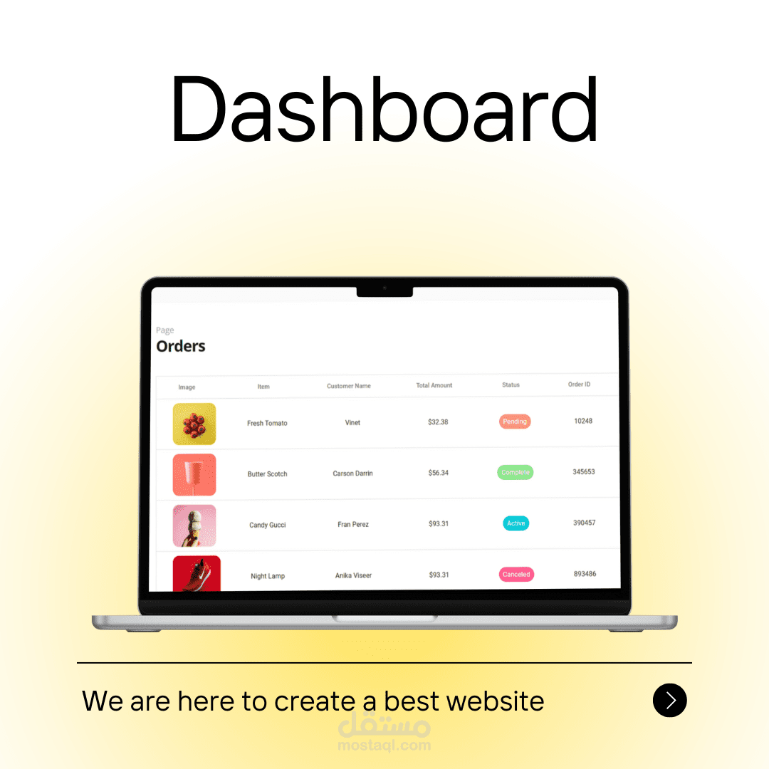 لوحة التحكم الإدارية