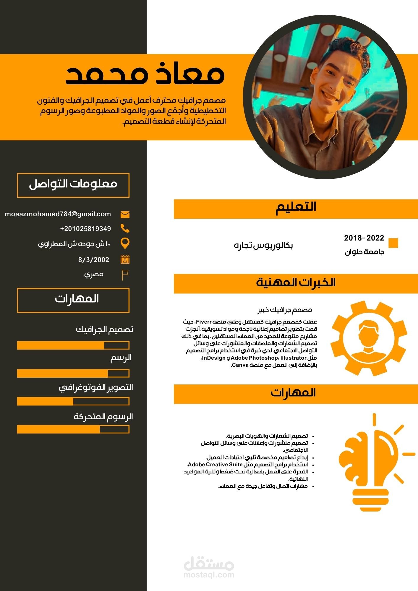 "سيرتك الذاتية المتميزة: ابرز إنجازاتك ومهاراتك."