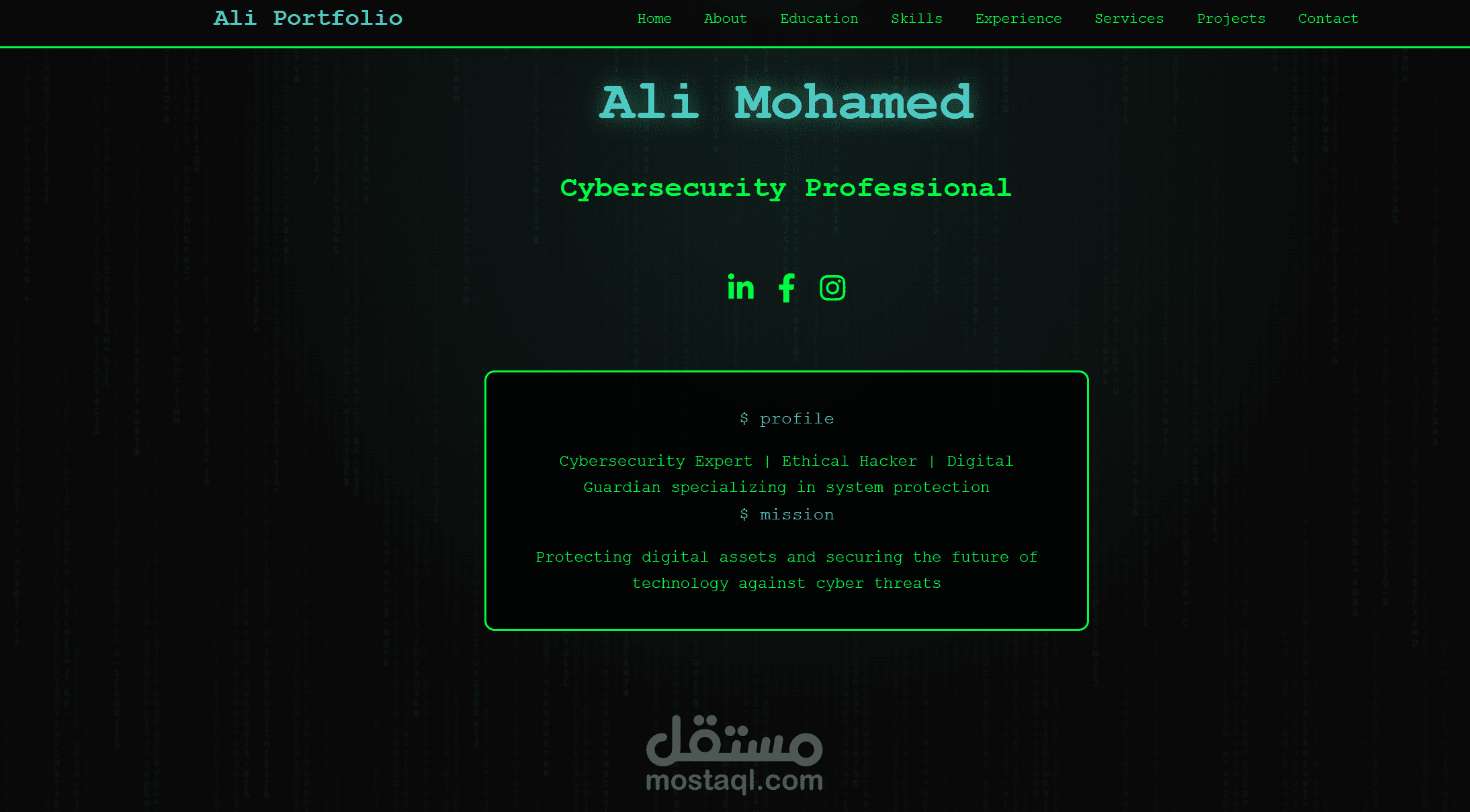 web protfolio