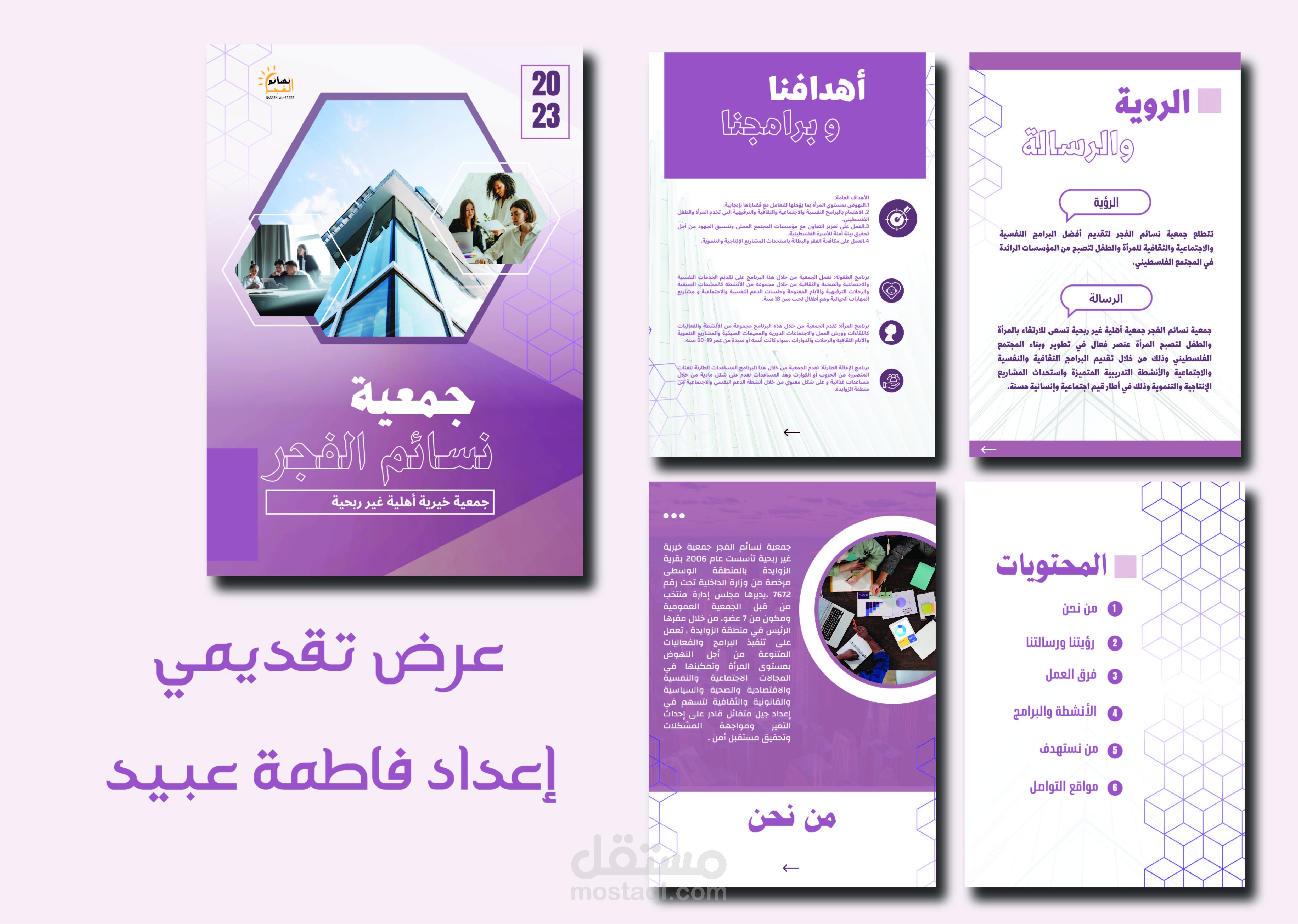 عرض تقديمي لتعريف بجمعية خيرية
