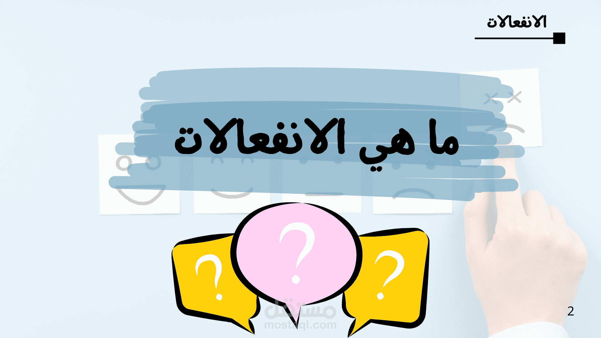 عرض تقديمي بعنوان الانفعالات