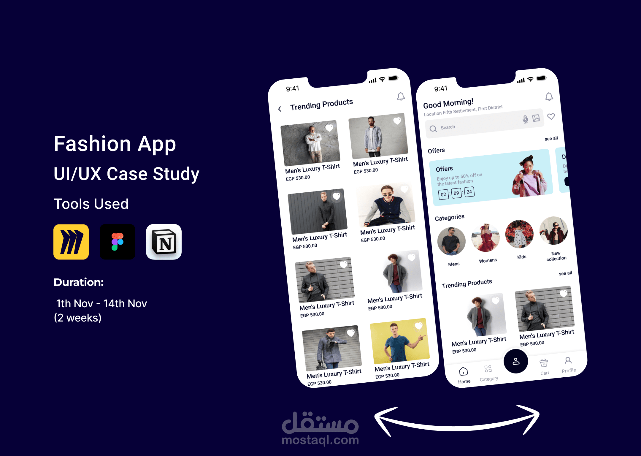 Fashion App UI/UX Designer