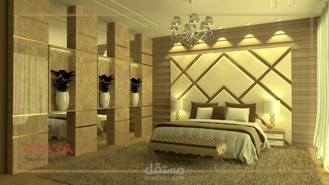 Master bedroom interior design
