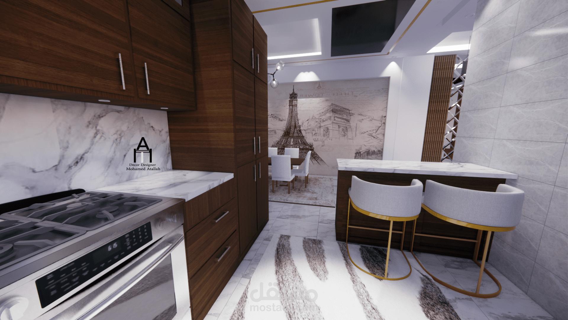 تصميم مطبخ مودرن