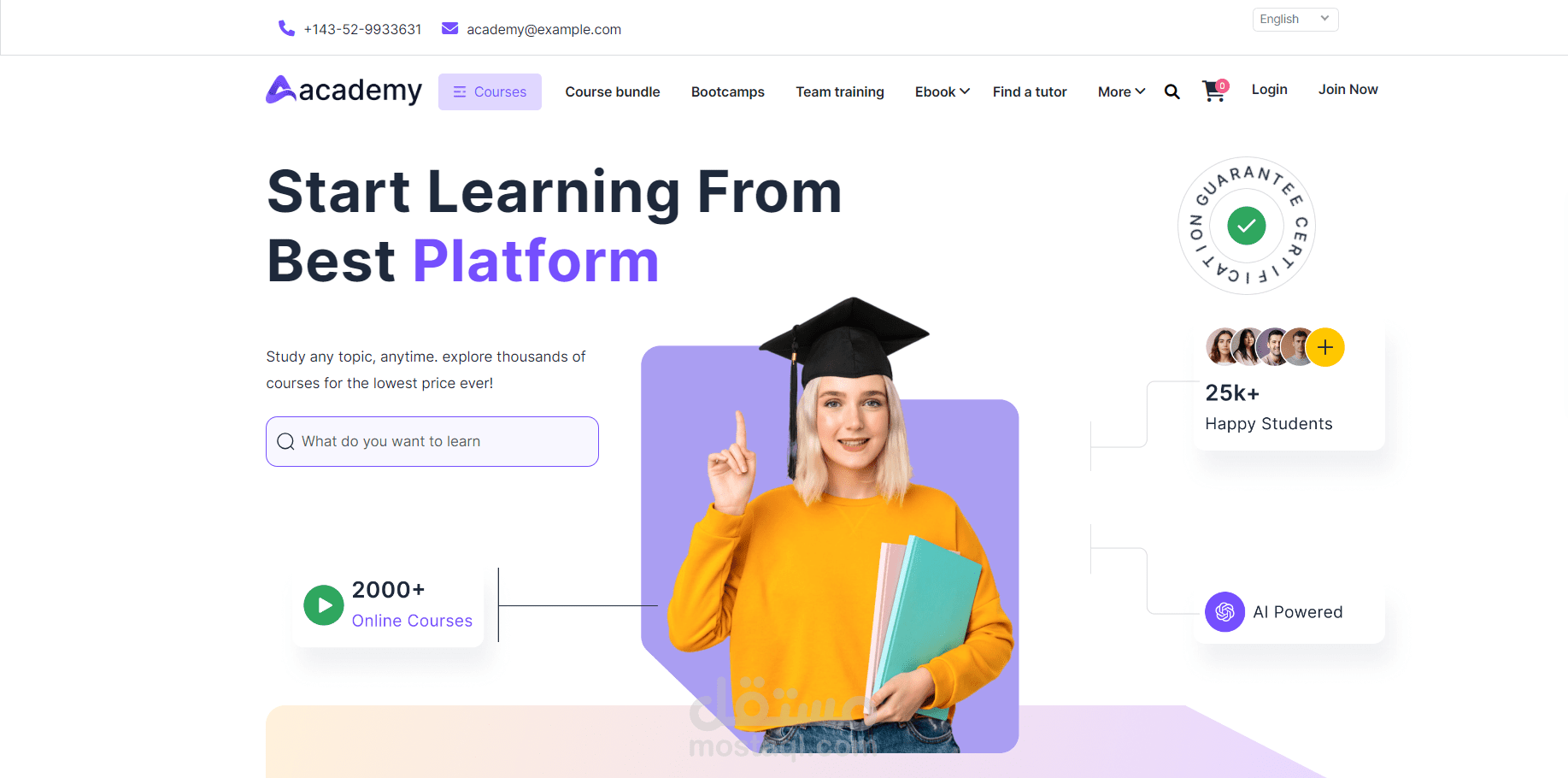 Learning website