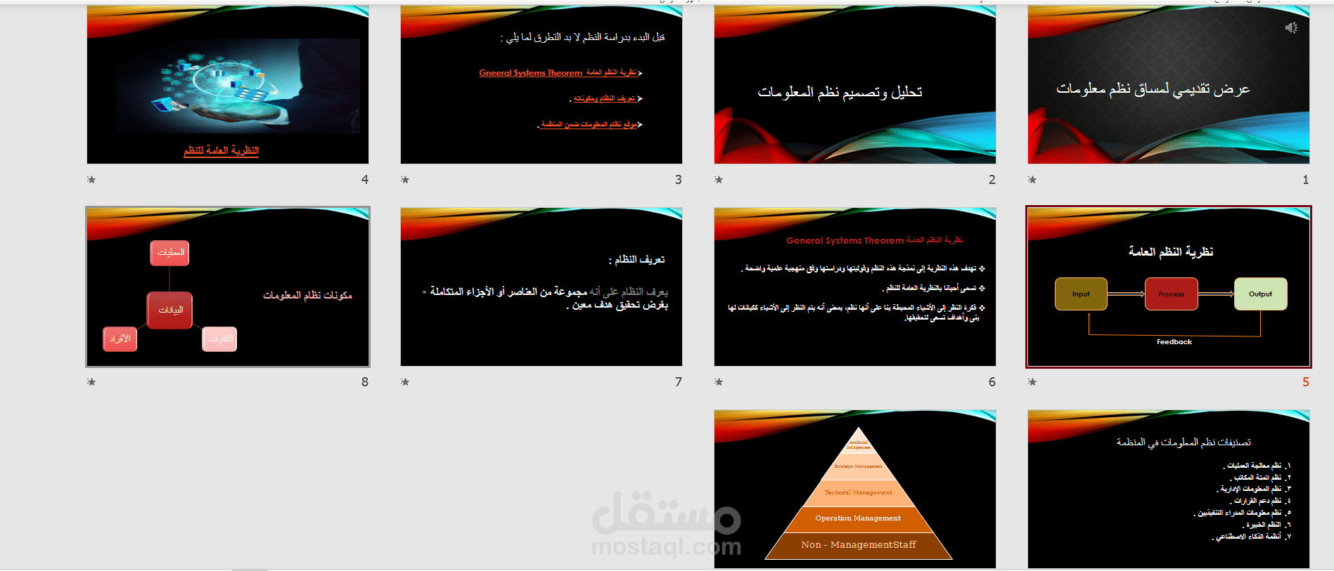 عينة لعرض بوربينت Power point