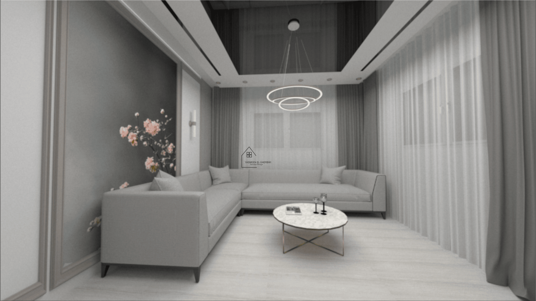 تصميم شقة سكنية /Residential apartment design