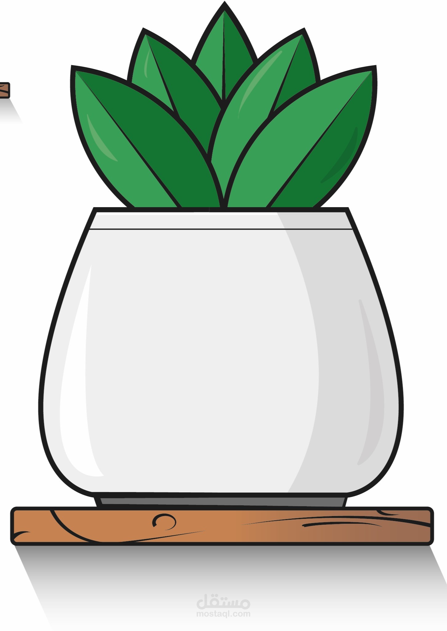 illustration vase