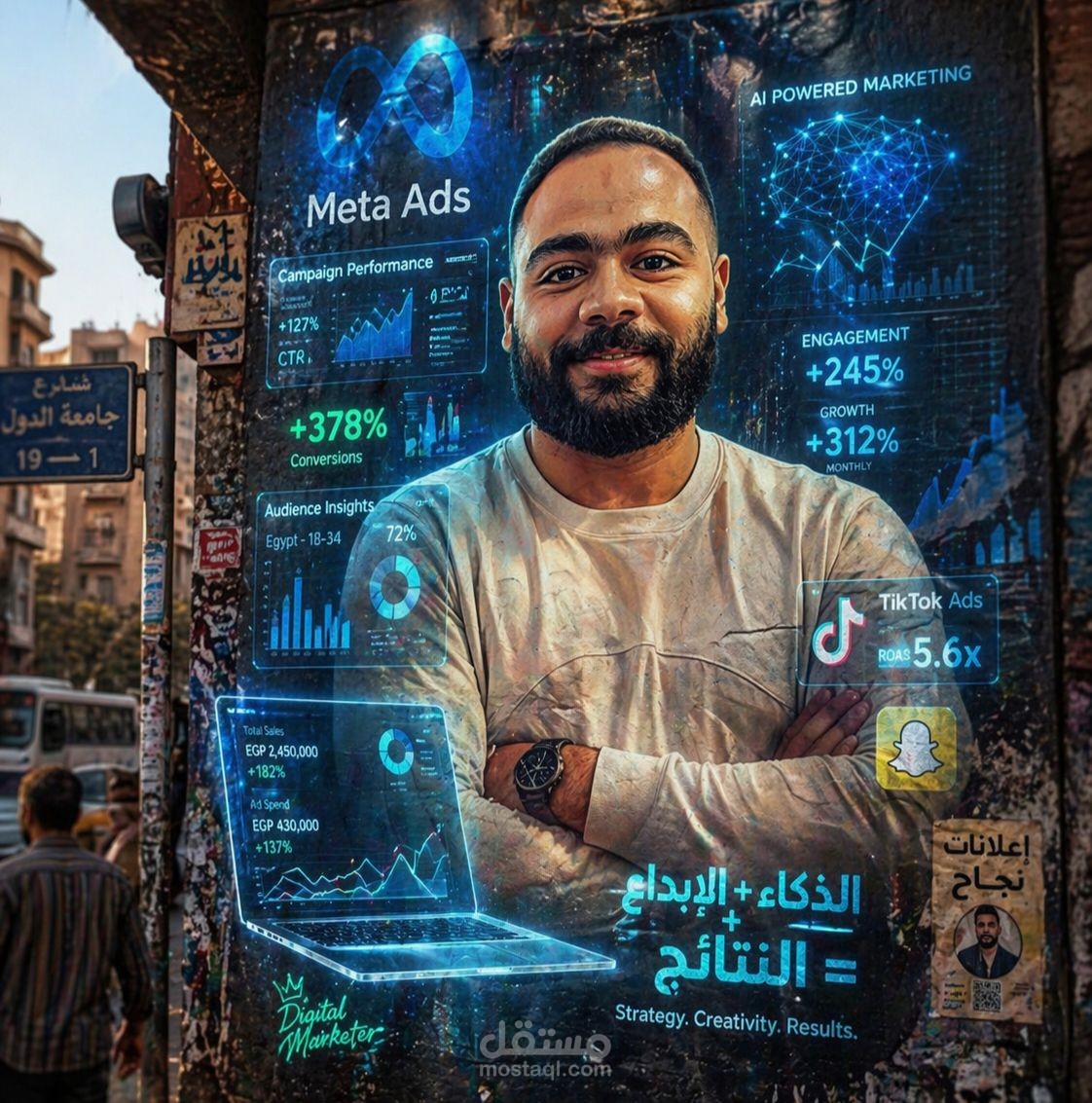 ادارة اعلانات مموله