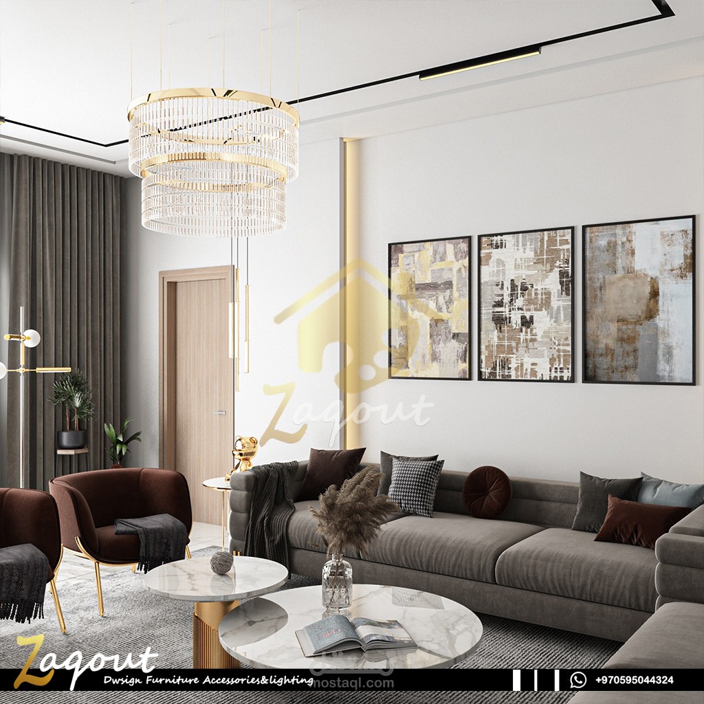 غرفة معيشة مودرن حديثة - Living room Modern