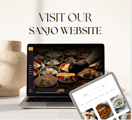 إنشاء موقع لمطعم متجاوب مع جميع الشاشات