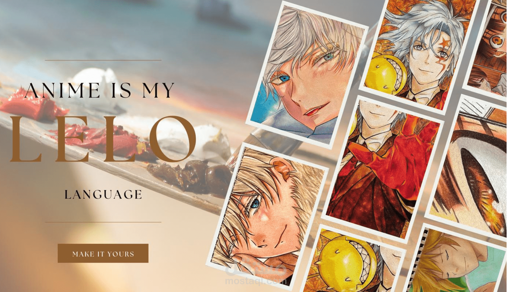 خدمة رسم أنمي يدوي من صورة مرجعية وتحويلهالى تصميم رقمي قابل للطباعة