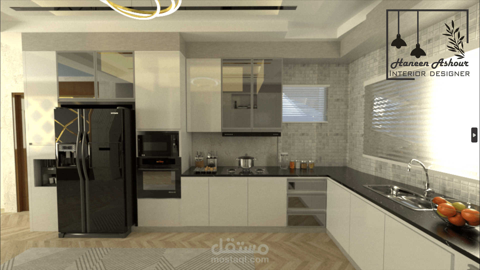 تصميم داخلي لمطبخ - Kitchen interior design