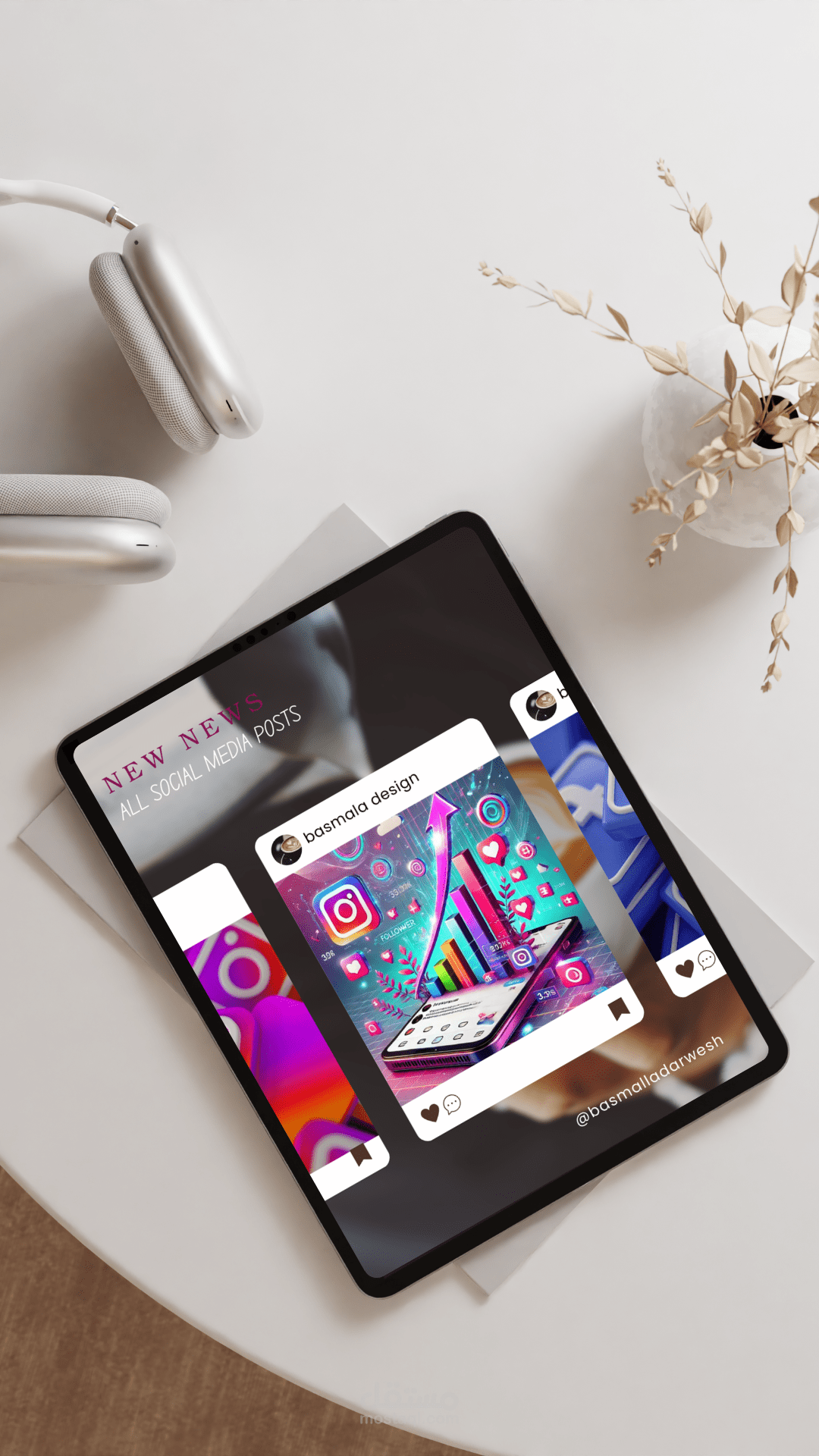 تصميم بوستات سوشيال ميديا