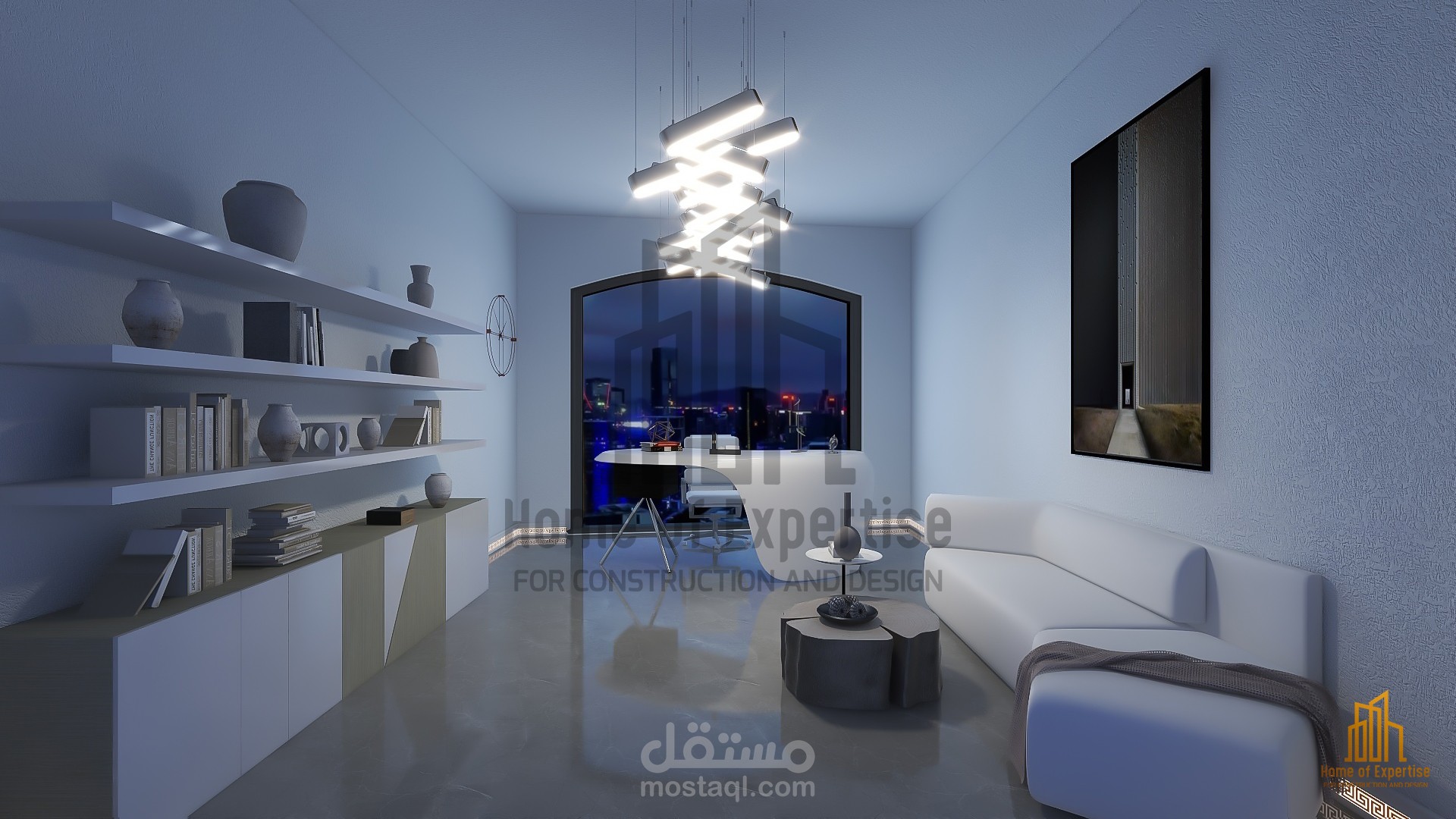 تصميم مكتب فاخر