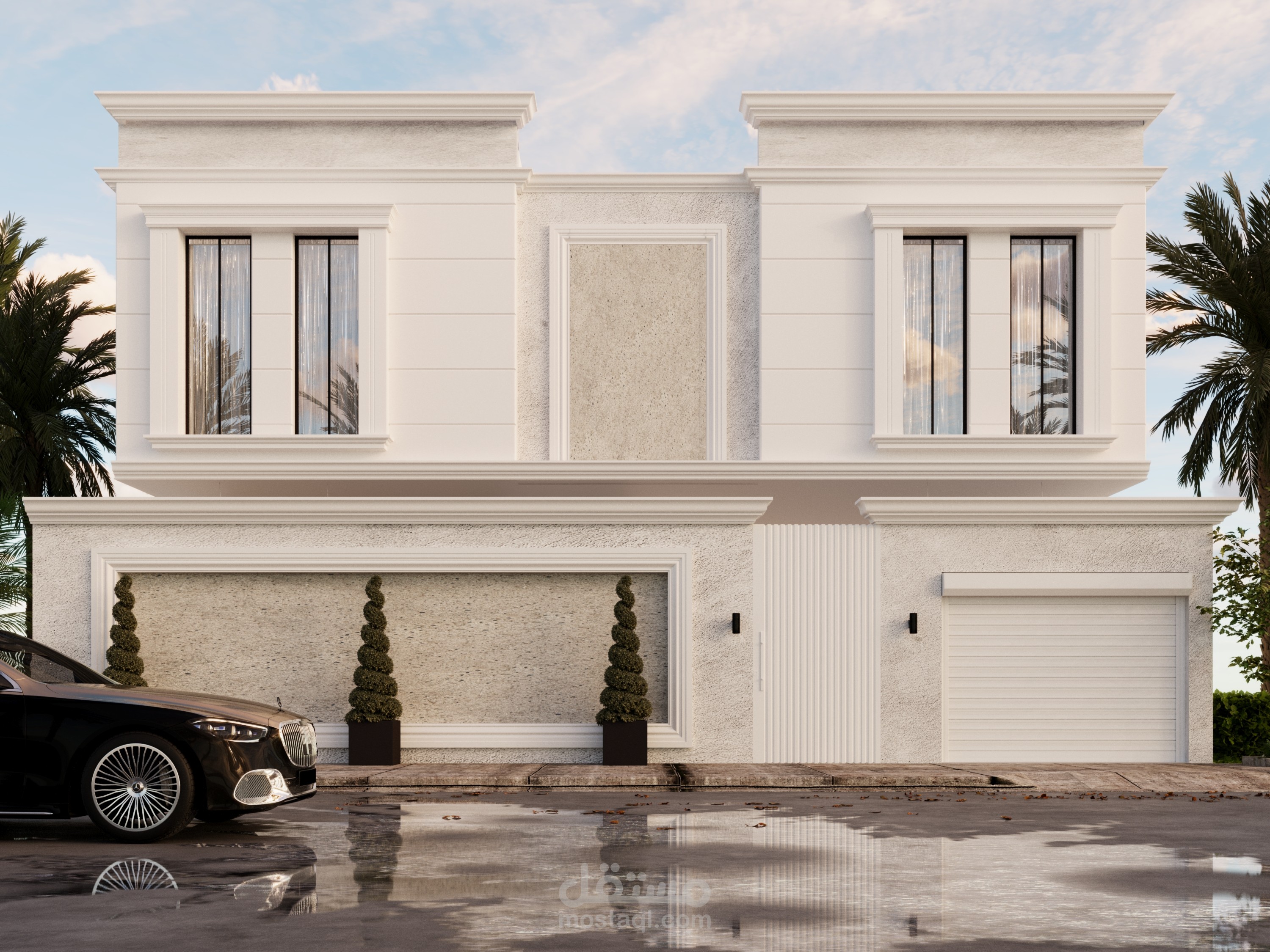 NEO CLASSIC VILLA | تصميم واجهه نيو كلاسيك